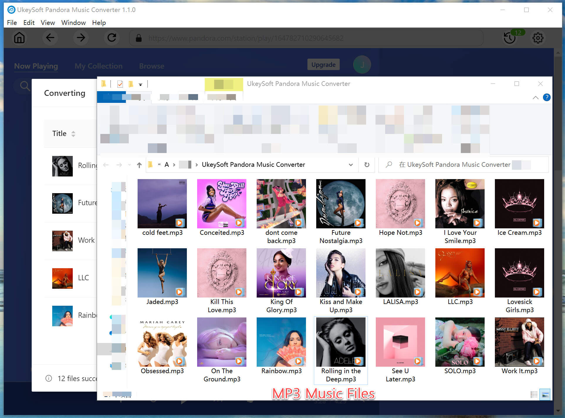get converted pandora music