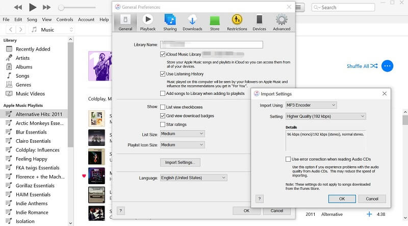 Convert iTunes audio file to MP3
